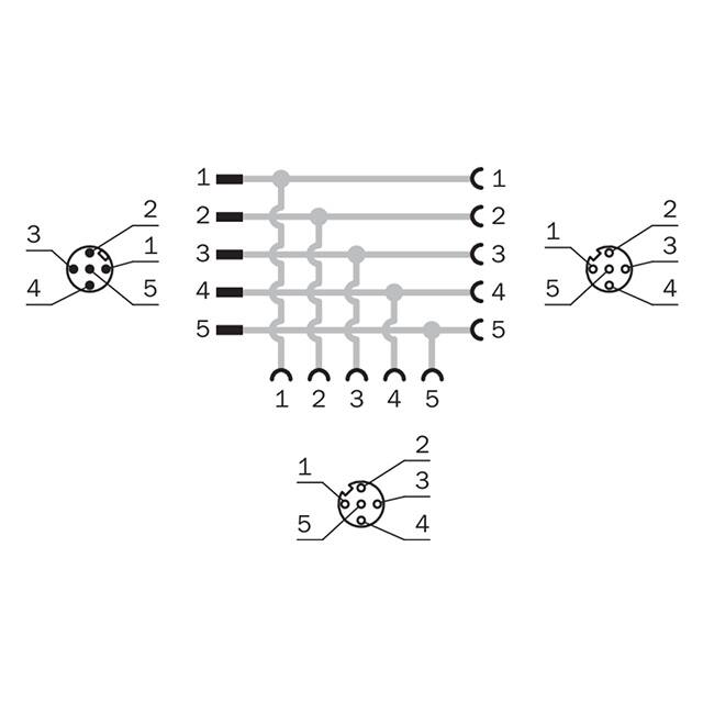 DSC-1205T000025KM0 SICK, Inc.  Circular Connector Adapters